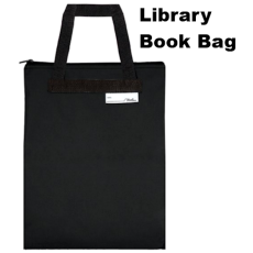 Treeline Canvas Library Book Bag with Handles